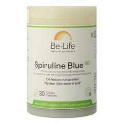 Be-Life Blauwe spirulina bio 30.00 Capsules