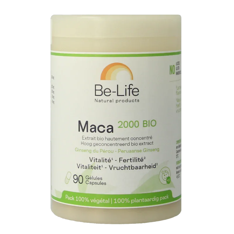 Be-Life Maca 2000 bio 90 Capsules