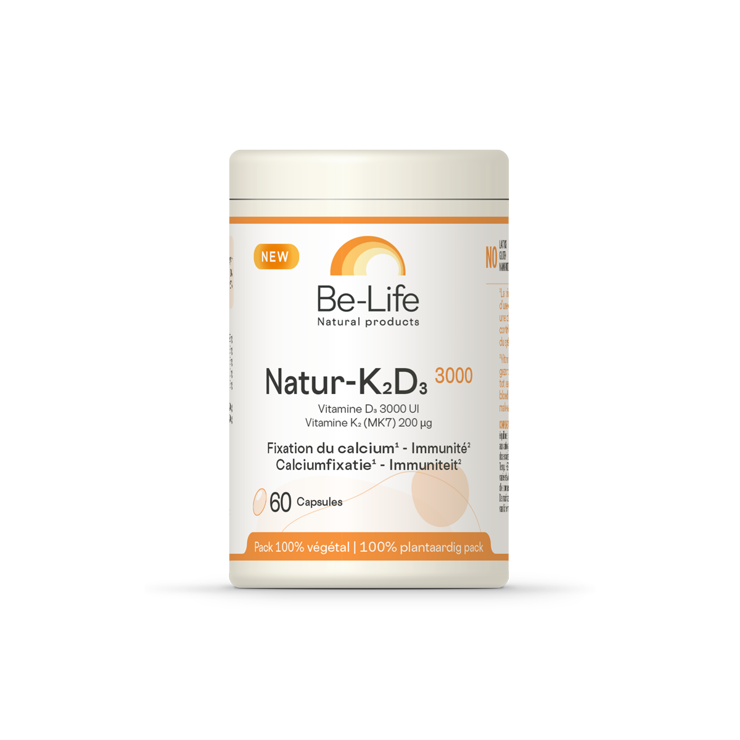 Be-Life Natur K2D3 3000 60.00 Capsules