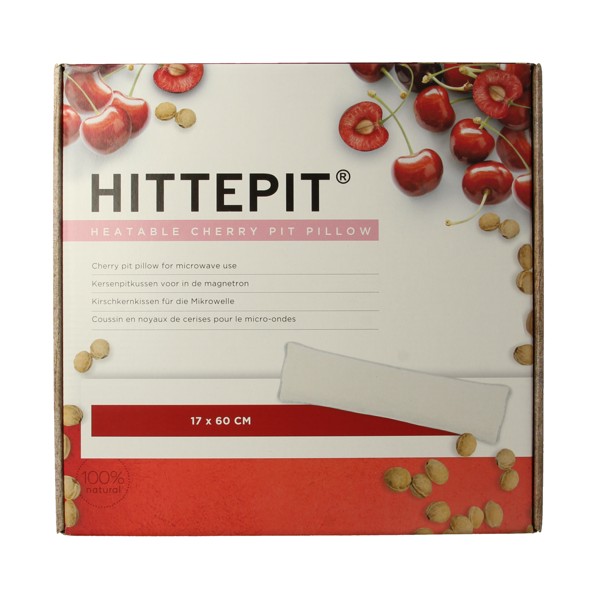 Hittepit Rechthoek kersenpit 1.00 Stuks