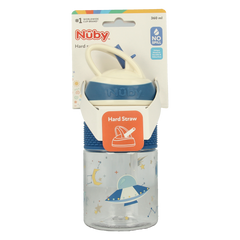 Nuby 2-in-1 Beker tuit hard 360ml 3 jaar assorti 1.00 Stuks