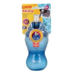 Nuby Flip it 360ml 12+ maanden blauw 1 Stuks