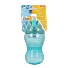 Nuby Flip it 360ml 12 maand+ aqua 1 Stuks