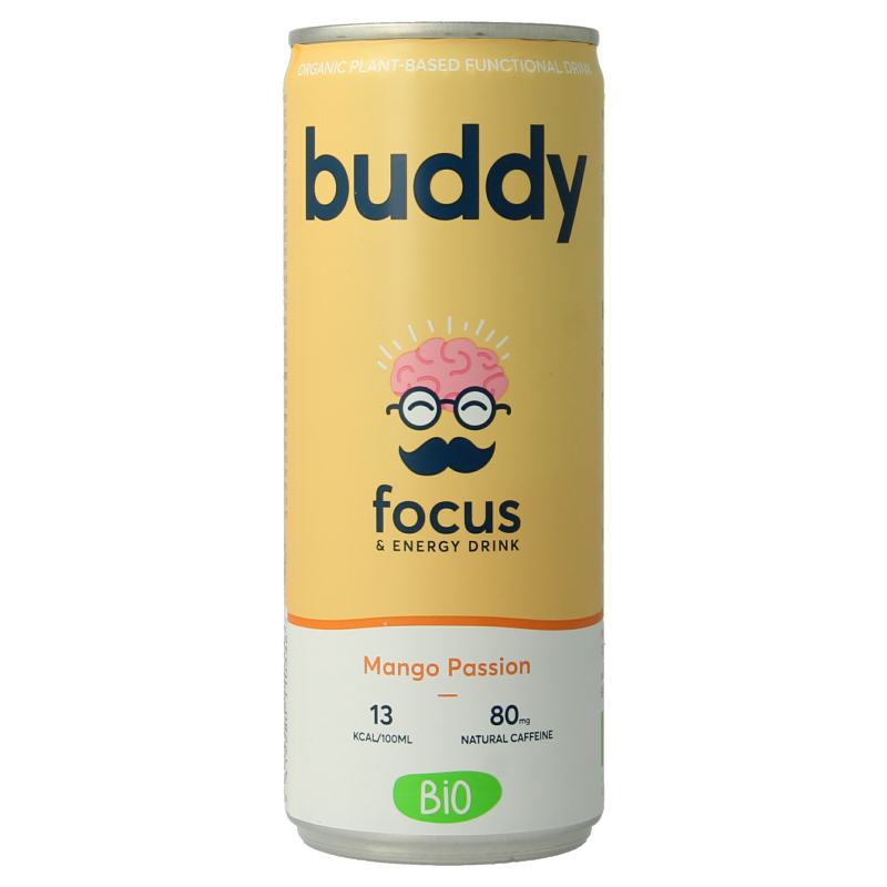 Buddy Drink mango passion bio 250 Milliliter