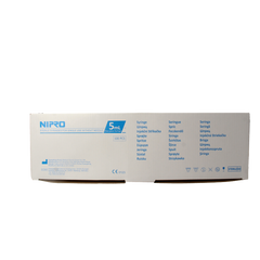 Nipro Injectiespuit 2-delig 5ml luer slip excentrisch 100 Stuks