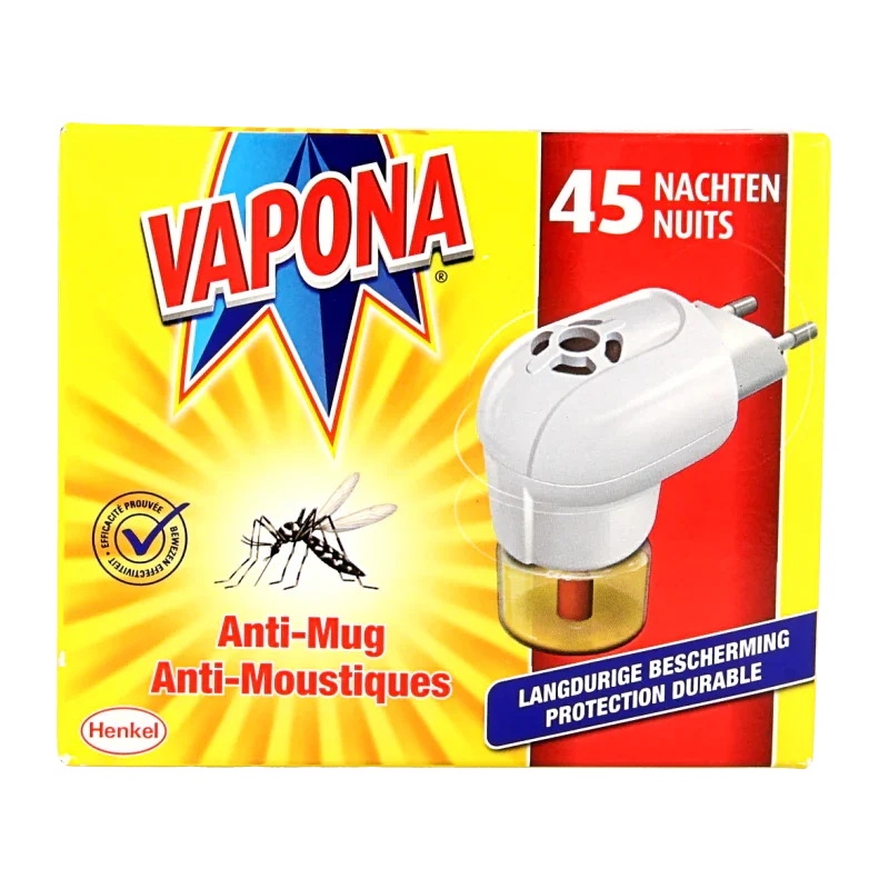 Vapona Anti mug stekker 45 nachten 1 Stuks