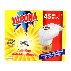Vapona Anti mug stekker 45 nachten 1.00 Stuks
