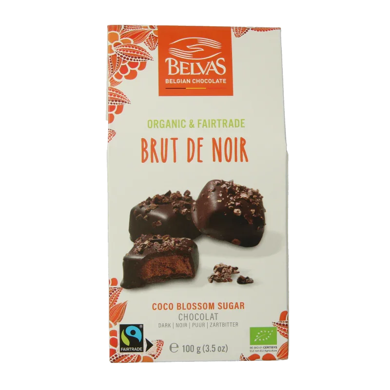 Belvas Brut de noir 82% bio 100 Gram