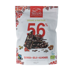 Belvas Thins puur goji amandel bio 120 Gram