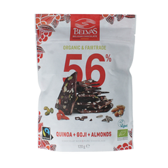 Belvas Thins puur goji amandel bio 120.00 Gram