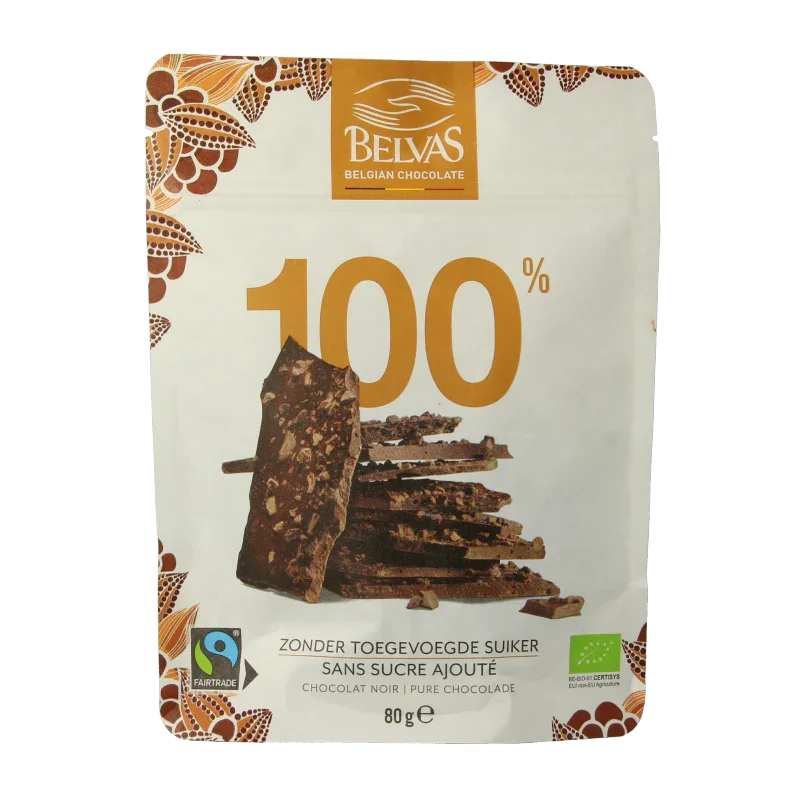 Belvas Thins dark 100% bio 80 Gram