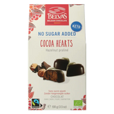 Belvas Choco hart hazelnoot praline bio 100 Gram