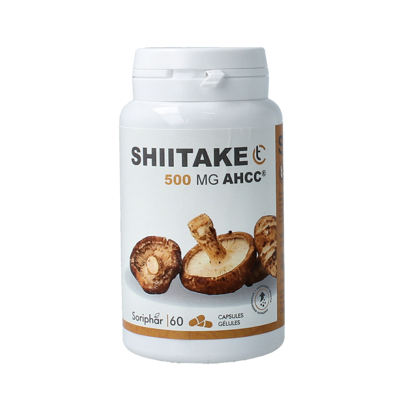 SoriaBel Shiitake AHCC 500mg 60 Capsules