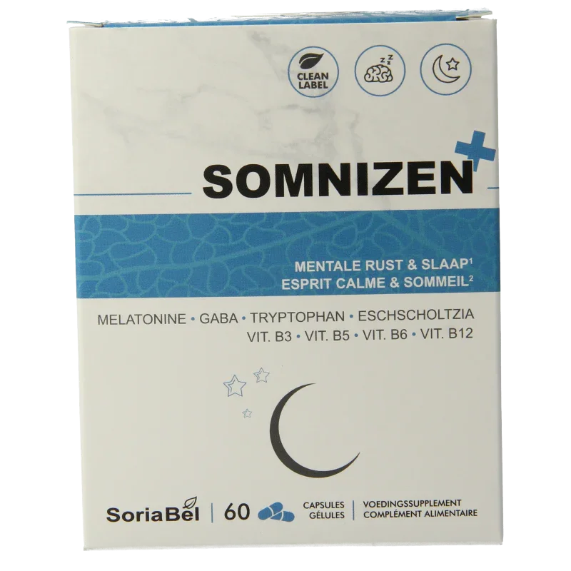 SoriaBel Somnizen plus met escholtzia 60 Capsules
