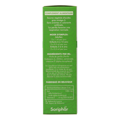 Soriphar Perilla olie omega 3 bio 50 Milliliter