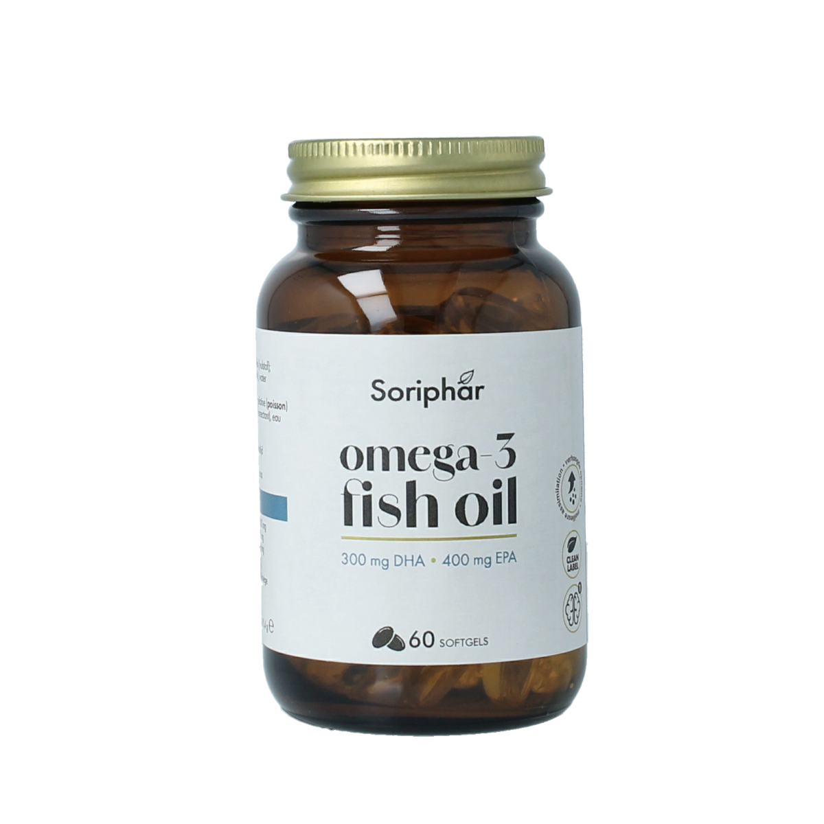 Soriphar Omega 3 fish oil 60.00 Softgels