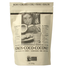 Amanprana Kokosvezel/meel bio 500 Gram