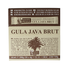 Amanprana Gula java brut stick 50 x 4 gram bio 200 Gram