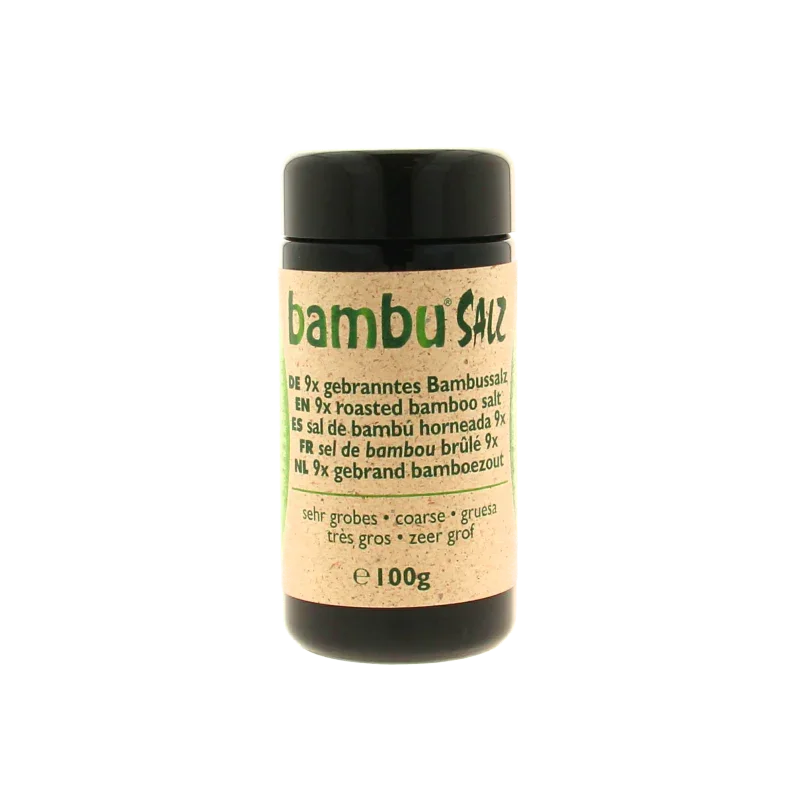 Bambu Salz Bamboezout zeer grof 9x gebrand 100 Gram