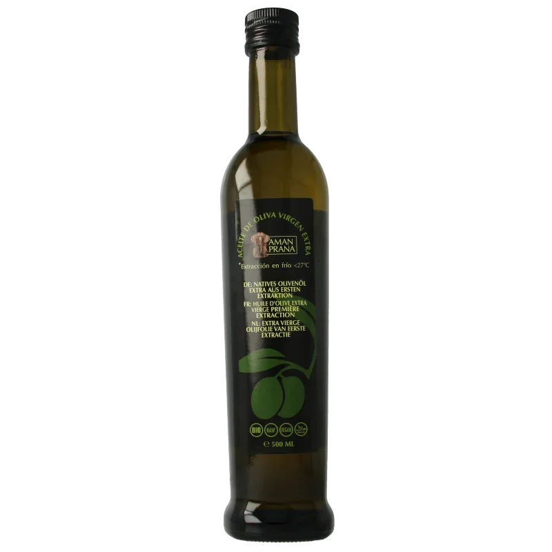 Amanprana Extra vierge olijfolie eerste extractie bio 500 Milliliter