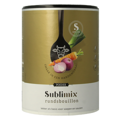 Sublimix Rundvleesbouillon glutenvrij 550.00 Gram