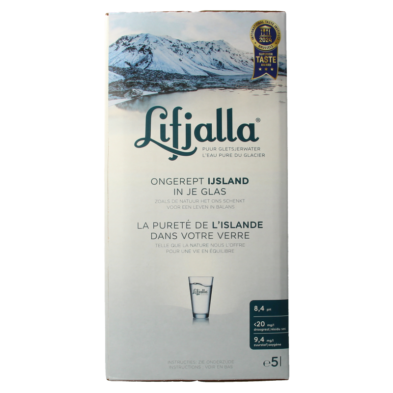 Lifjalla Water uit IJsland 5 Liter