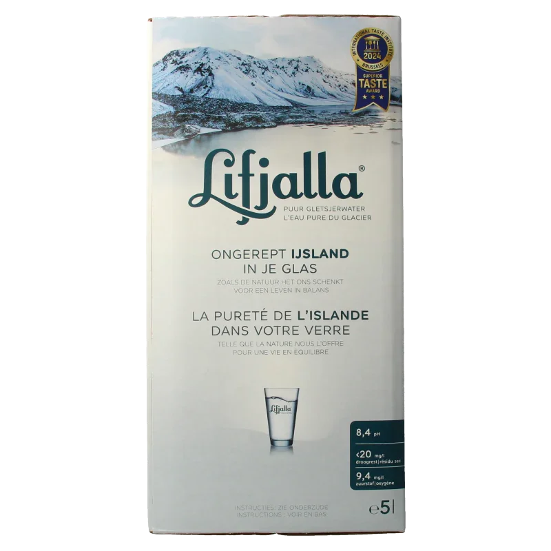 Lifjalla Water uit IJsland 5 Liter