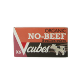Vcubes Bouillonblokjes no beef bio 72 Gram