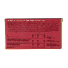 Vcubes Bouillonblokjes pad Thai bio 72 Gram