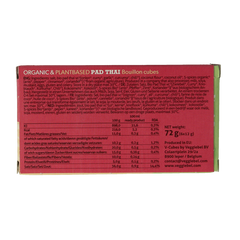 Vcubes Bouillonblokjes pad Thai bio 72 Gram
