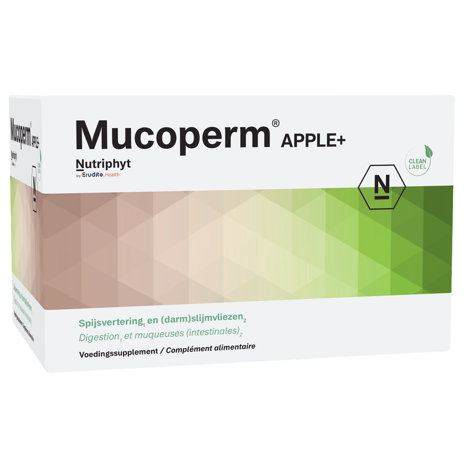 Nutriphyt Mucoperm apple+ 60 Zakjes