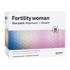 Nutriphyt Fertility woman duo 2 x 60 capsules 120 Capsules