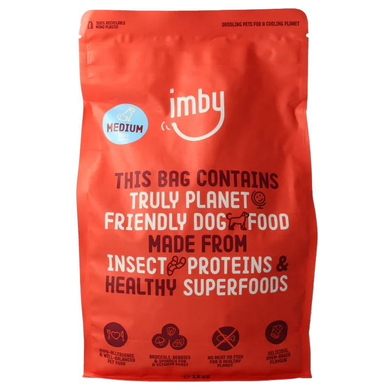Imby Pet Food Hondenbrokken insecteneiwitten middelgroot 10-35kg 1500 Gram