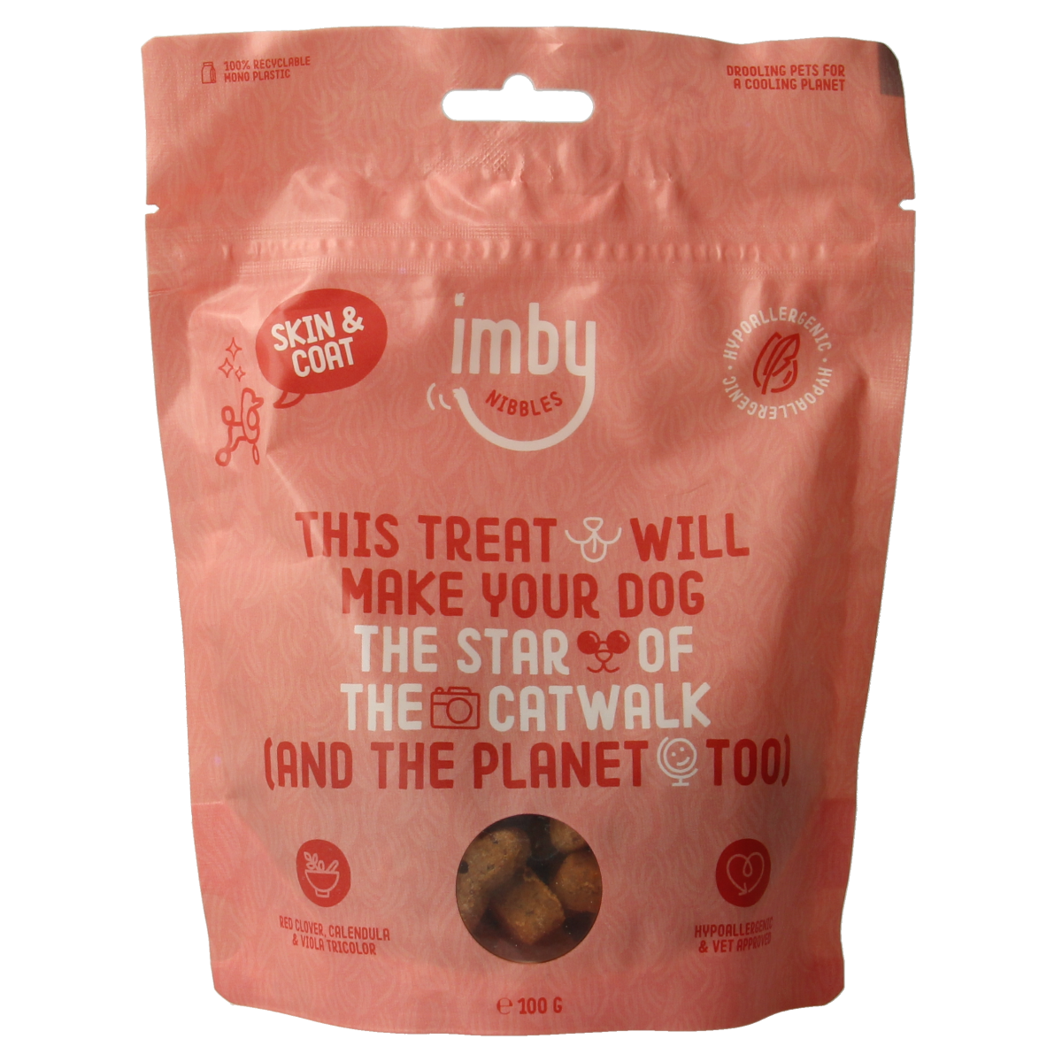 Imby Pet Food Hondensnack biscuit insecteneiwitten 100.00 Gram