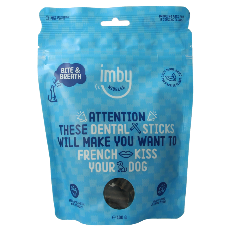 Imby Pet Food Hondensnack dental stick vegan 100 Gram