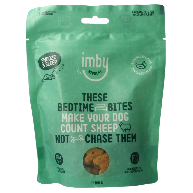 Imby Pet Food Hondensnack biscuit plantaardig 100 Gram