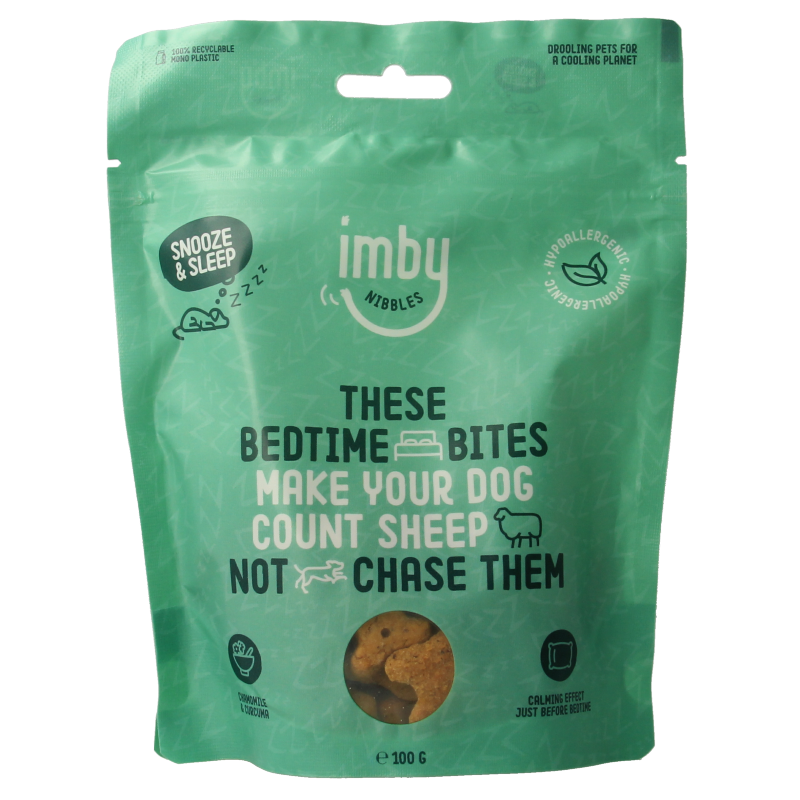 Imby Pet Food Hondensnack biscuit plantaardig 100 Gram