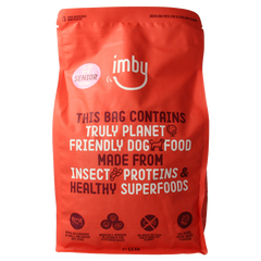 Imby Pet Food Hondenbrokken insecteneiwitten hond senior 8+ 1500 Gram
