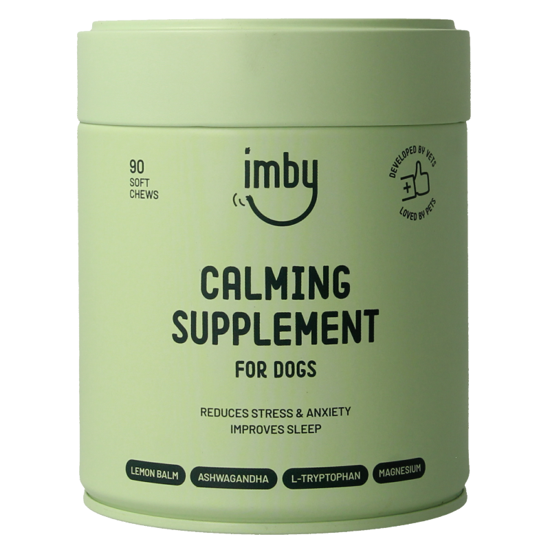 Imby Pet Food Anti stress supplement hond 90 Kauwtabletten
