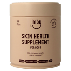 Imby Pet Food Huid & vacht supplement hond 90 Kauwtabletten
