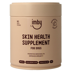 Imby Pet Food Huid & vacht supplement hond 90.00 Kauwtabletten