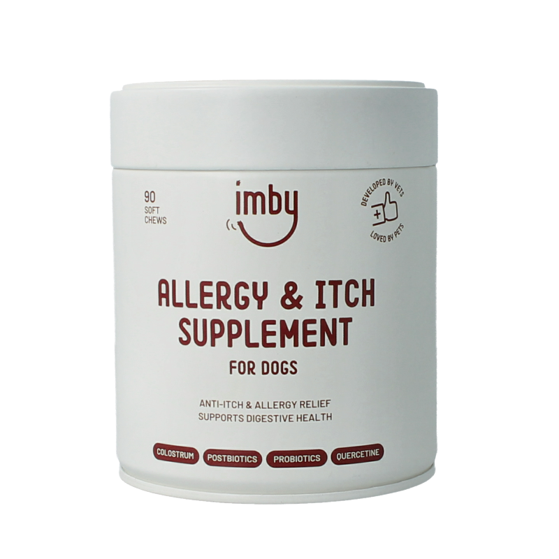 Imby Pet Food Supplement hond anti-allergie & jeuk 90 Kauwtabletten