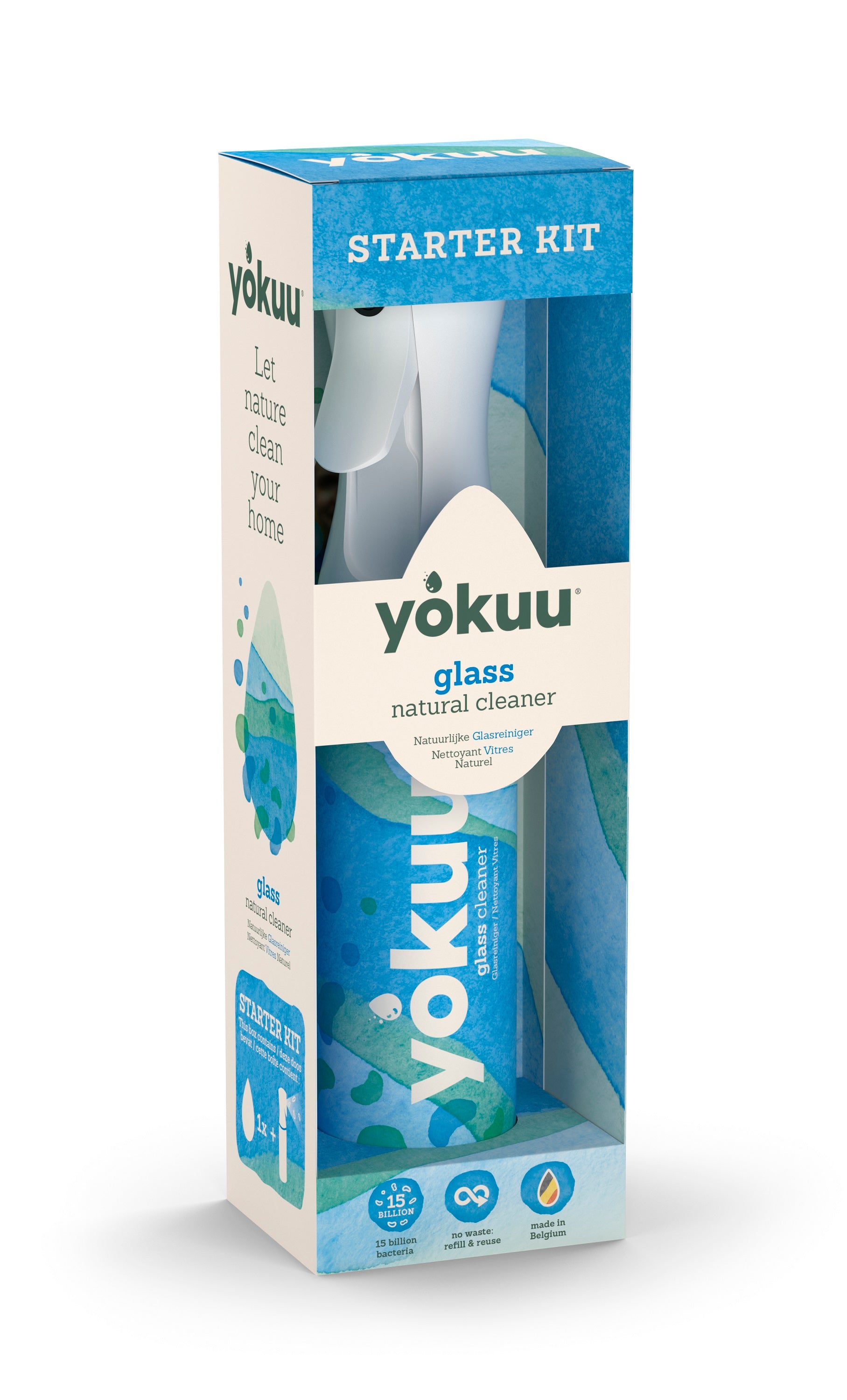 Yokuu Glasreiniger startkit 1 Stuks