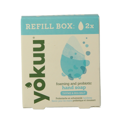 Yokuu Handzeep thyme & sea salt refill 2 Stuks
