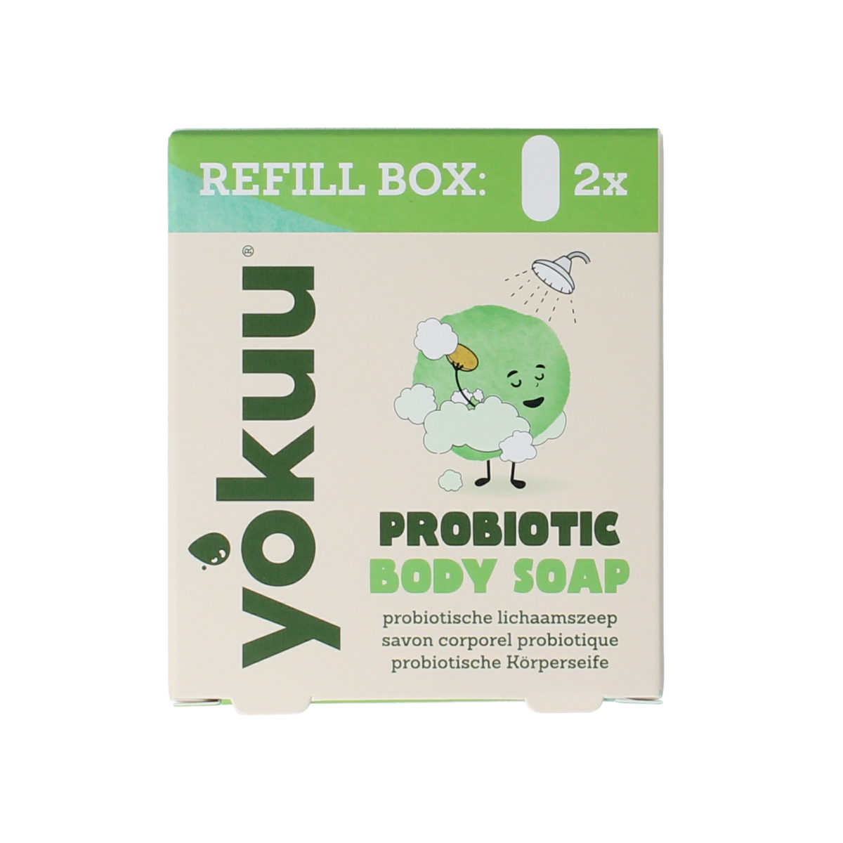 Yokuu Bodywash matcha refill 2 tabletten 1.00 Set
