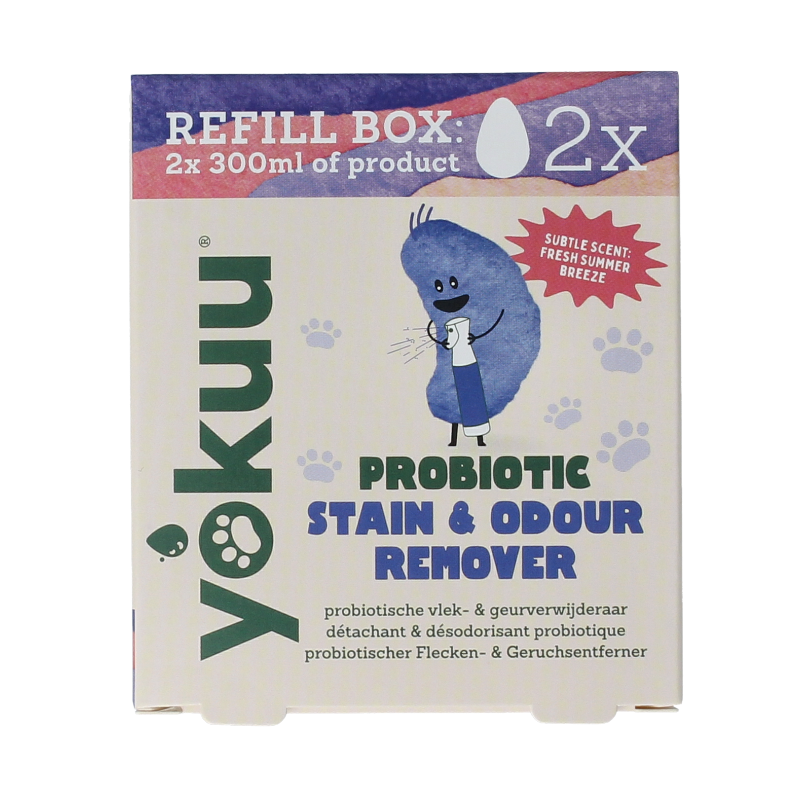 Yokuu Probio vlek & geurverwijderaar huisdieren refill 2 Stuks