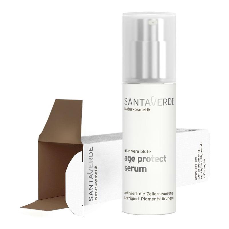 Santaverde Aloe vera age protect gezichtsserum 30.00 Milliliter