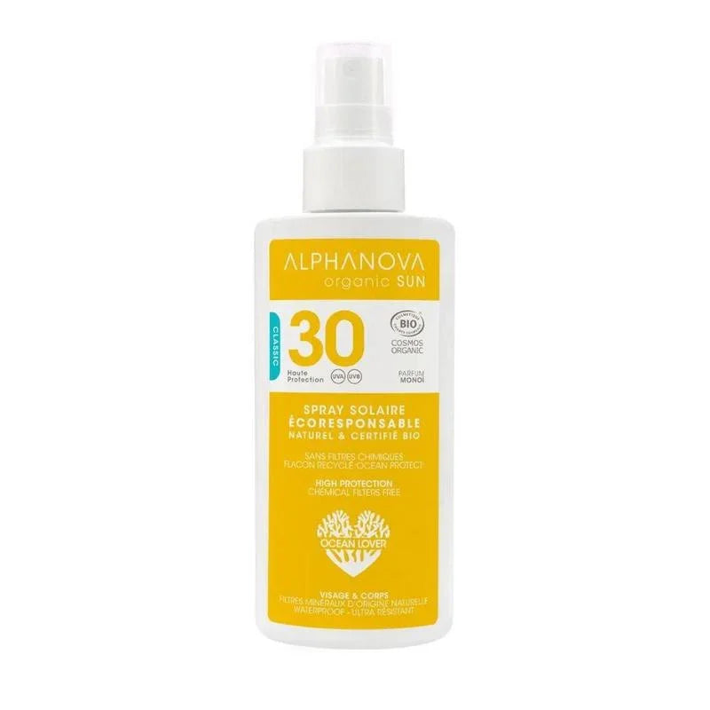 Alphanova Sun Sun bio spray SPF30 vegan 125 Milliliter