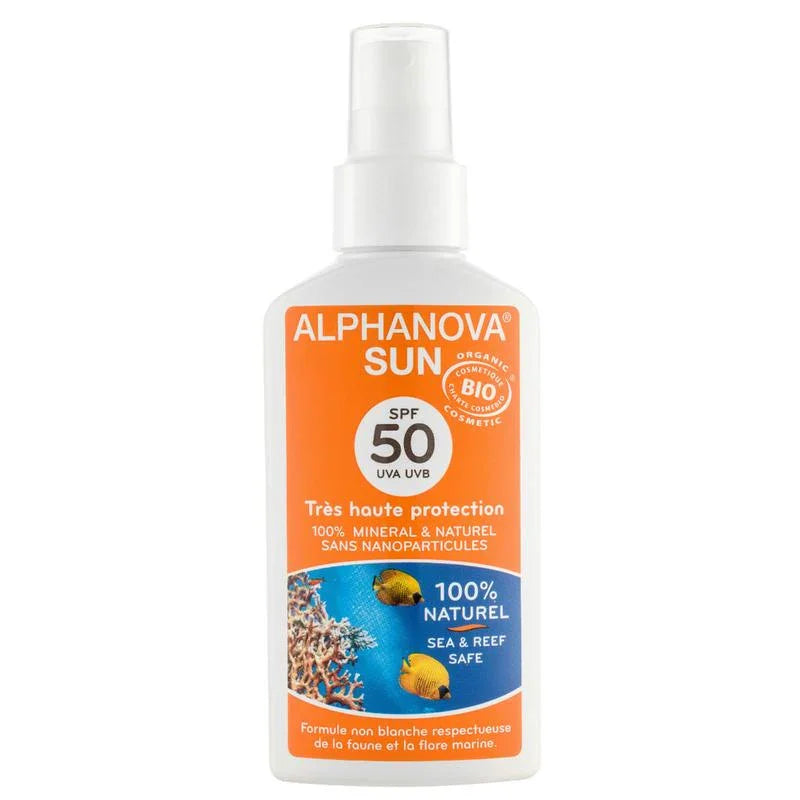 Alphanova Sun Sun spray vegan SPF50 125 Gram