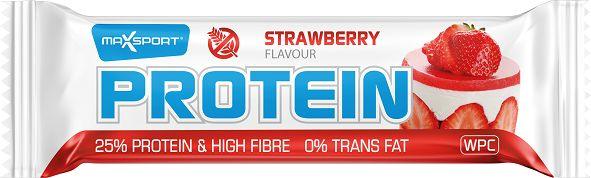 Max Sport Proteine bar strawberry 60 Gram